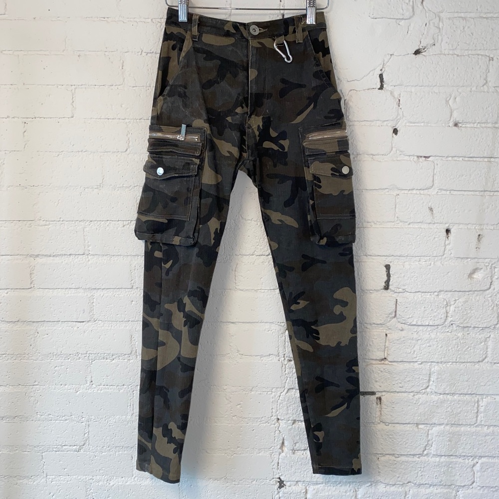 Maniere de voir camo skinny cargos